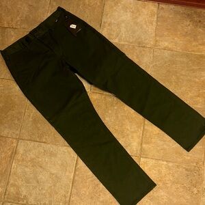 BNWT Hurley Forest Green men’s pants size 34